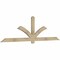 Ekena Millwork Redmond Rough Sawn Timber Gable Bracket, Douglas Fir, 96"W x 28"H x 2"D x 4"F, 7/12 Pitch GBW096X28X0204RED00RDF - alternate 5